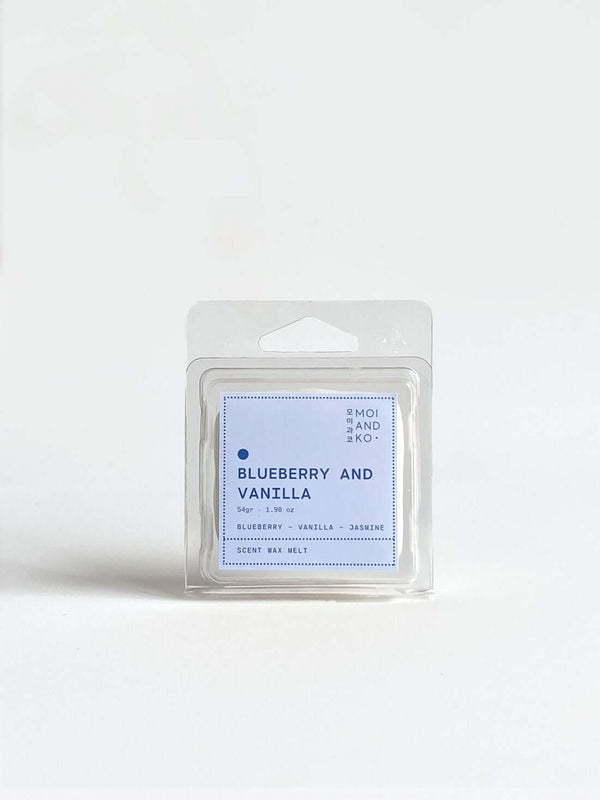 Blueberry and Vanilla wax melt - 4 cubes