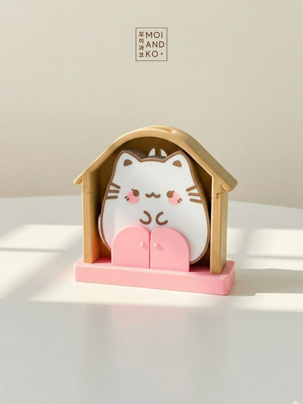 Kitty Coasters - Set of 6 - Printed in 3D