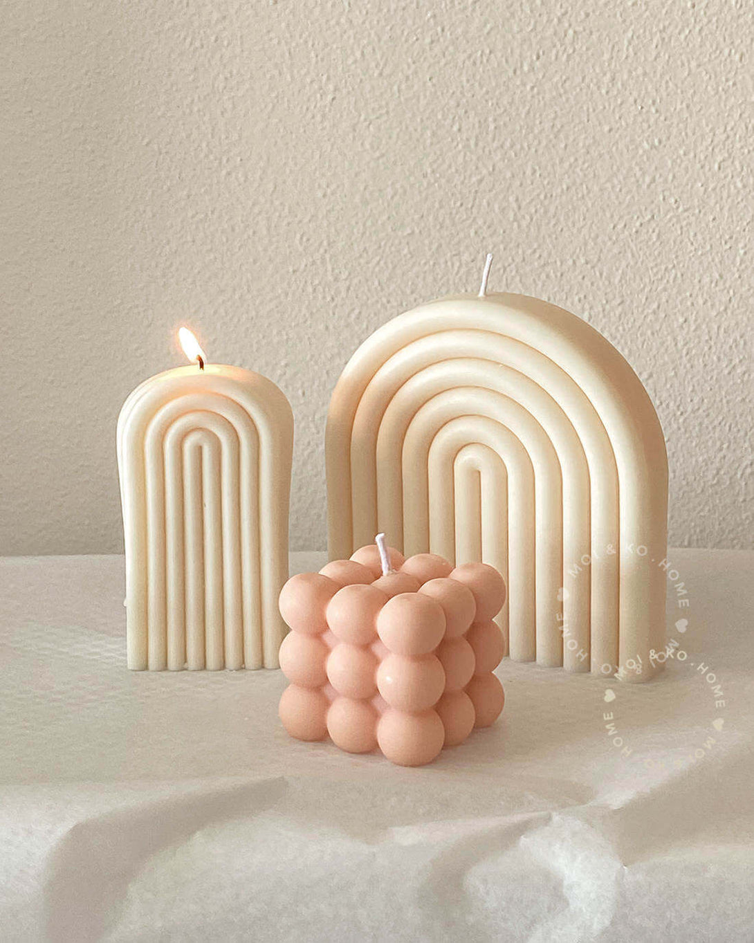 Big Rainbow candle | Moi and Ko