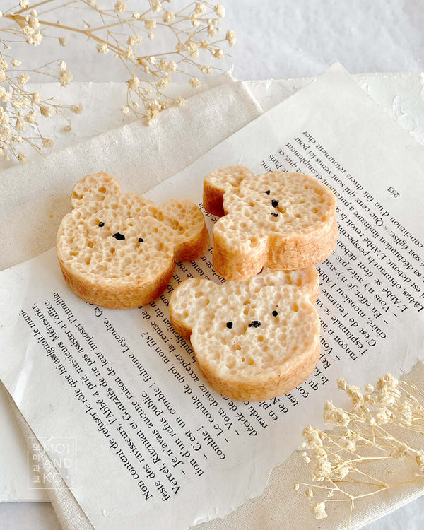 Teddy Bear bread-shape wax melt - Kawaii Collection